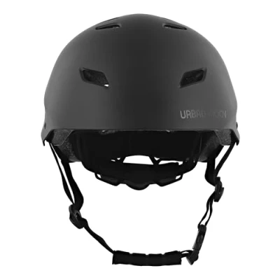 Imagen de T&#039;nb casco de protección talla S para bicicleta, patinete o hoverboard, ajustable, ventilación en el Negro