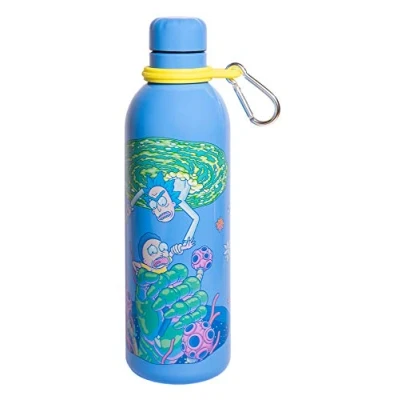 Imagen de Grupo Erik Botella agua acero inoxidable Rick y Morty niños colegio 500ml termica Frio/Calor de aislamiento doble pared niña