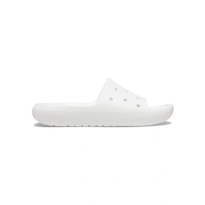Imagen de Crocs Classic Slide v2, Sandalias deslizantes Unisex Adult, White,