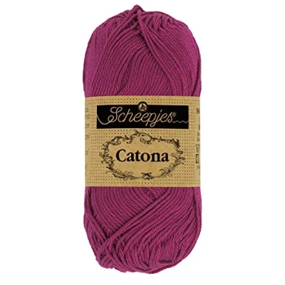 Imagen de Scheepjes 128 Tirio Púrpura Catona Hilo 1x10g
