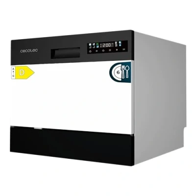 Imagen de Cecotec Lavavajillas Compacto Libre Instalación 6 cubiertos Bolero Aguazero 2300. Cubiertos, 8 Programas, Clase D, Colour Touch Panel, Machine Care, Delay Start, Función Pre Wash, Dry+, Germ Shield