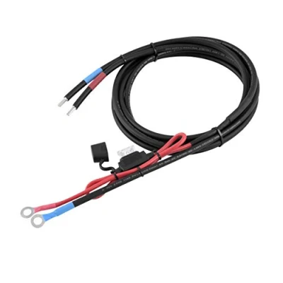 Imagen de enjoy solar 6 mm² 1,5 m cable de batería, regulador carga y batería con fusible M8 (fusible 25 A)