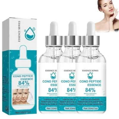 Imagen de Cono Peptide Essence, Essence Anti Aging Wrinkle Serum, Suero Facial Hidratante Lifting Instantáneo para el Cuidado de la Piel (3pcs)