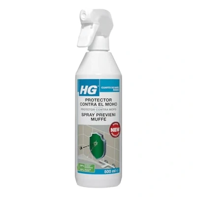 Imagen de HG Spray Protector Antimoho, Limpiador de Moho para el Baño, Antideslizante Azulejos, Juntas y Silicona 500ml