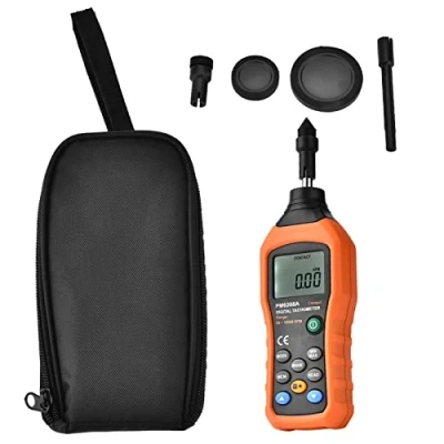 Imagen de PEAKMETER PM6208A Medidor de tacómetro digital tipo contacto velocidad del motor