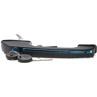 Imagen de METZGER 2310597 Manecilla de Puerta Delante, izquierda con cilindro cierre, llave negro VOLKSWAGEN: GOLF 2, Jetta Polo II Coupé