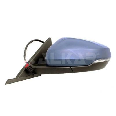 Imagen de Espejo retrovisor Alkar 6143744 izquierda imprimado eléctrico calefactable, abatible eléctricamente, asférico para vehíc. con volante a la