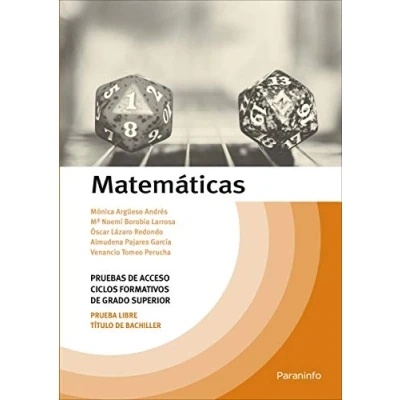 Imagen de Matemáticas. Temario Pruebas de Acceso a Ciclos Formativos Grado Superior