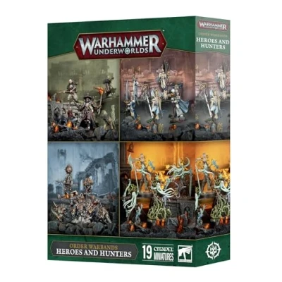Imagen de Games Workshop Warhammer Underworlds: Heroes and Hunters (paquete de 4 bandas guerra)
