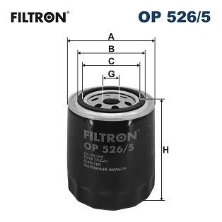 Imagen de FILTRON OP 526/5 Filtro de aceite 3/4 16 UNF enroscable AUDI: A4 B7 Berlina, B5 B6 VOLKSWAGEN: Passat GP Berlina