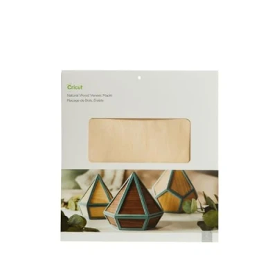 Imagen de Cricut 2007068 Chapa de Madera Natural Arce x 30,5 cm Paquete 2 para máquinas Explore y Maker. Requiere Hoja Punta Profunda, Beige, 30.5cm (12&quot; 12&quot;), 2, Talla única