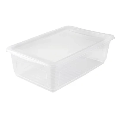 Imagen de keeeper Caja de Almacenaje con Sistema Control Aire, 59 x 39 18 cm, 30 l, Bea, Transparente