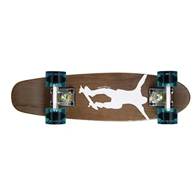 Imagen de Ridge Skateboards Maple Mini Dark Dye Longboard, Color Azul, Talla 22 Inch