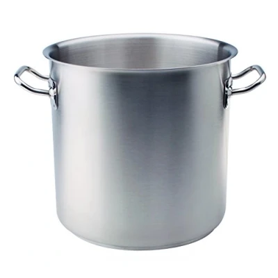 Imagen de Ollas Agnelli Alta Pot con Dos Asas, de Acero Inoxidable 18/10, 50 litros, Plata