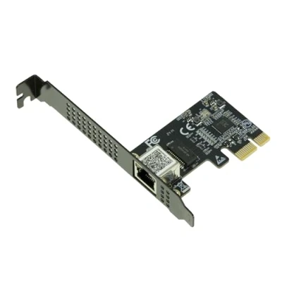 Imagen de Kalea Informatique Tarjeta controladora de Red PCIe 5 Gigabit ETHERNET 10 100 1000 1G 2.5G 5G Conector RJ45 y CHIPSET REALTEK RTL8126