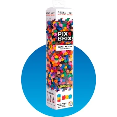 Imagen de Cefa Toys PIX BRIX PIXEL ART SET 1500 PIEZAS COLORES SURTIDOS GAMA MEDIA, Pequeño