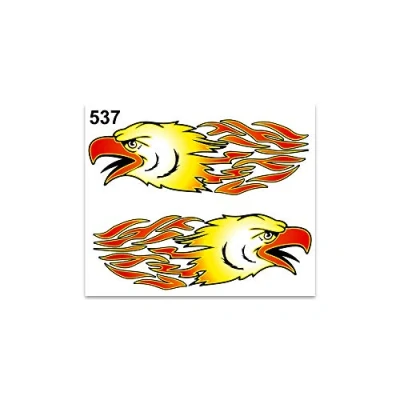 Imagen de Quattroerre 537 Adhesivo de Cabeza águila DX+SX, 10 x 12 cm