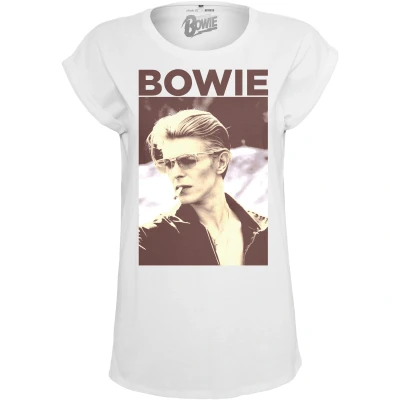 Imagen de Mister Tee David Bowie Camiseta estampada, Mujer, Talla: Medium, White