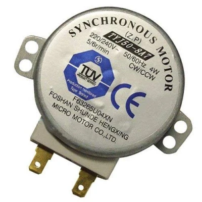Imagen de ZkeeShop TYJ508A7 Horno microondas TYJ50 8A7 4W 5/6 RPM 11mm Motor sincrónico Spindle Turntable