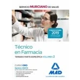 Imagen de Tecnico En Farmacia Del Servicio Murciano De Salud: Temario Parte Espe