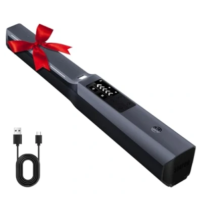 Imagen de SUNPOW Detector de Metales Recargable Pinpointer para Adultos y Niños, Resistente al Agua IP68, Detección 360, 4 Modos, Puntero Mano con Pantalla LCD NXGD01