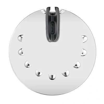 Imagen de Tefal tapa antisalpicaduras Ingenio acero inoxidable, 20/22/24/26/28 cm, fácil almacenamiento, vertical, apta para lavavajillas, L9829853