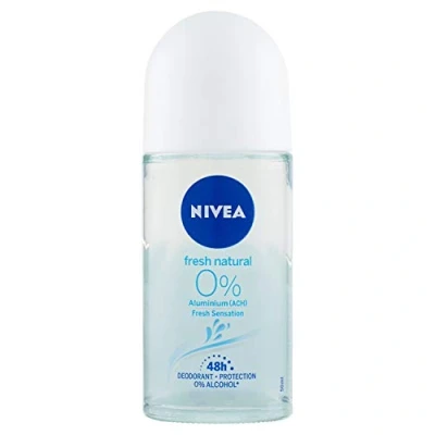Imagen de Nivea Roll On Alu Free Fresh Natural 0% Desodorante sin Aluminio, 50g, Pack de 1