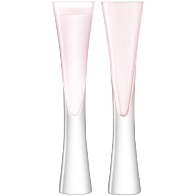 Imagen de LSA International Moya MV30 Copa de champán, 170 ml, 2 unidades, color rosado