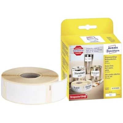 Imagen de Avery España A1933085 Etiquetas blanca en rollo ultra resistentes