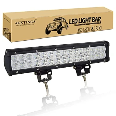 Imagen de AUXTINGS 15 pulgadas 90W barra de luces LED punto inundación Combo Beam trabajo a prueba agua para Off Road ATV AWD SUV 4WD 4x4 Pickup
