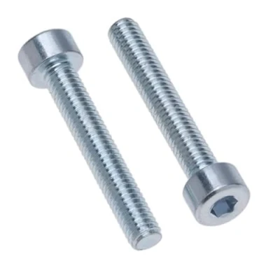 Imagen de Tornillos de Cabeza Cilindro M8 Strenght Sleel Class 8.8 (Paquete 10) Hexagonal Bañados en Zinc con Rosca Cilíndrica Alta Resistencia Certificada DIN912 (8mm x 25mm)