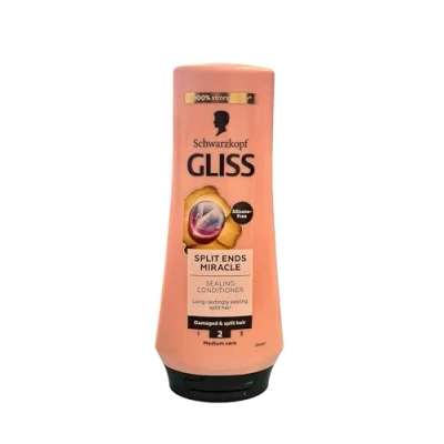 Imagen de Schwarzkopf Gliss Split Ends Miracle Sealing acondicionador para cabello dañado con puntas abiertas, 200 ml