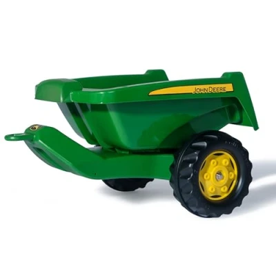 Imagen de Rolly Toys rollyKipper II John Deere (para niños de 2,5 a 10 años, remolque una rueda, función vuelco) 128822