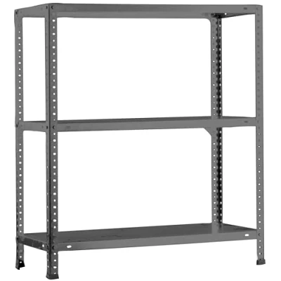 Imagen de SimonRack Estanteria Metalica 3 Baldas Ajustables, 75 kg de Punto Flexión, 1000x1000x300 mm, Con Tornillos, Estantería Almacenaje, Gris Advantage