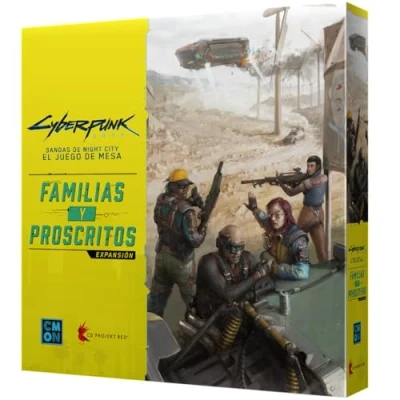 Imagen de CMON Cyberpunk 2077: Familias y Proscritos Expansión Juego De Mesa Estrategia a Partir 14 Años 1 5 Jugadores 90 120 Minutos por Partida Español
