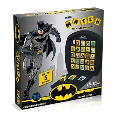 Imagen de Top Trumps, Match Batman, Juego de Mesa, Conecta en línea a 5 personajes Batman (WM01748, ML1, 6)