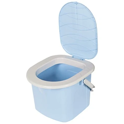 Imagen de BranQ inodoro WC Cubo de viaje, 15,5 l camping (azul)