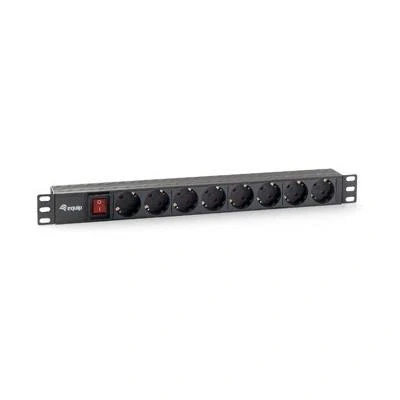 Imagen de Equip 333283 Regleta con 8 Tomas (250 V, 16 A, Indicadores LED), Negro