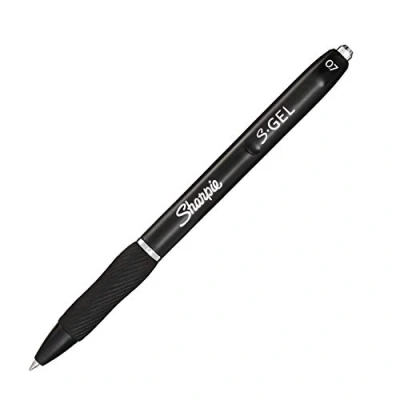 Imagen de SHARPIE 94034 Bolígrafo de gel a presión, 0,7 mm, color negro