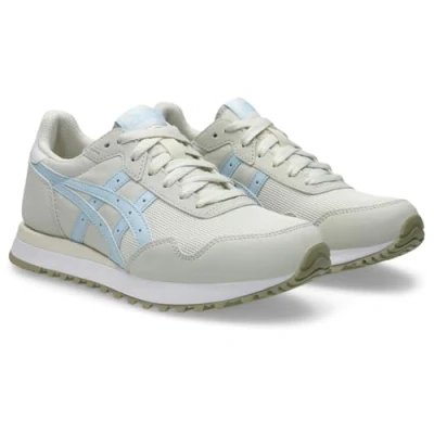 Imagen de Asics Sportstyle Tiger Runner II Zapatillas, Mujer, Talla: 40, Cream/light blue Piel de imitación/tela