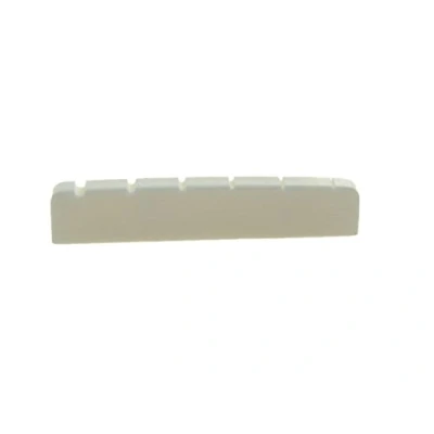 Imagen de Kaish hueso de base plana, ganado, auténtica cejuela para guitarras LP Les Paul, 43 x 6 mm