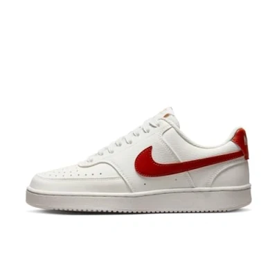 Imagen de Nike W Court Vision Lo Nn, Bajo Mujer, Summit White/Cinnabar Volt White, 44 EU