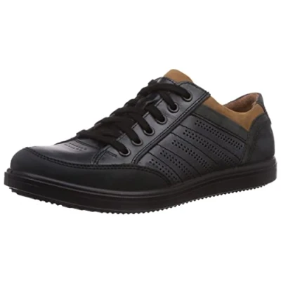 Imagen de Jomos 1928, Zapatos de Cordones Oxford Hombre, Multicolor (Schwarz/Shark 155/0055), 45 EU Ancho
