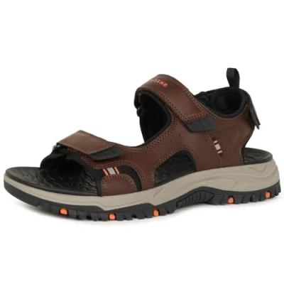 Imagen de Skechers Prewitt Rigdon, Sandalias Deportivas Hombre, Brown, 44 EU