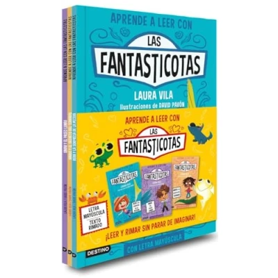 Imagen de Pack Las Fantasticotas (1, 2, 3): para aprender a leer con 1, 3: EN MAYÚSCULAS