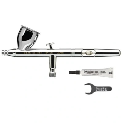 Imagen de IWATA ECLIPSE HP CS 0.35mm Dual Action Gravity Feed Airbrush 5 Years Warranty by