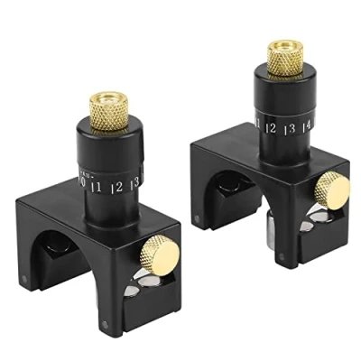 Imagen de Jadeshay Regulador de Cuchillas Cepillo,2 Piezas Reguladores Magnéticos para Cepilladoras Juego Ajuste Fijar Jig Hoja Configuración Herramienta Carpintería