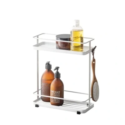 Imagen de YAMAZAKI 6790 TOWER Estante dispensador, blanco, Acero, minimalista, 28 x 12 33.5 cm