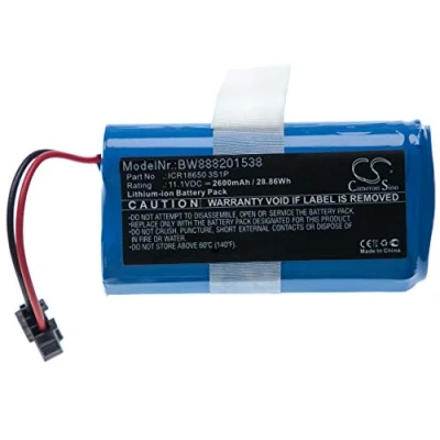 Imagen de vhbw Batería Compatible con Ecovacs CEN330, CR330, CR333 aspiradora, Robot de Limpieza (2600mAh, 11,1V, Li Ion)
