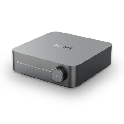 Imagen de WiiM Amp: Amplificador de Streaming Multiroom Compatible con AirPlay, Google Cast, Alexa HDMI, Control por Voz Transmite Desde Spotify, Amazon Music, Tidal y más Gris Espacial